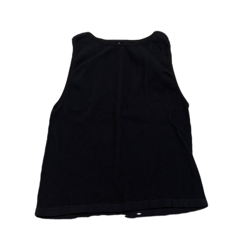 💜 Ardene Basic Collection Black Ribbed Tank Top - XS-S/TP-P